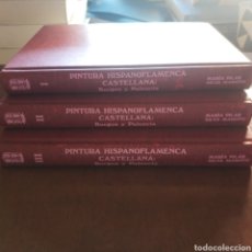 Libros de segunda mano: PINTURA HISPANOFLAMENCA CASTELLANA LOS PUNTOS BURGOS Y PALENCIA. 3 TOMOS.. Lote 210030990