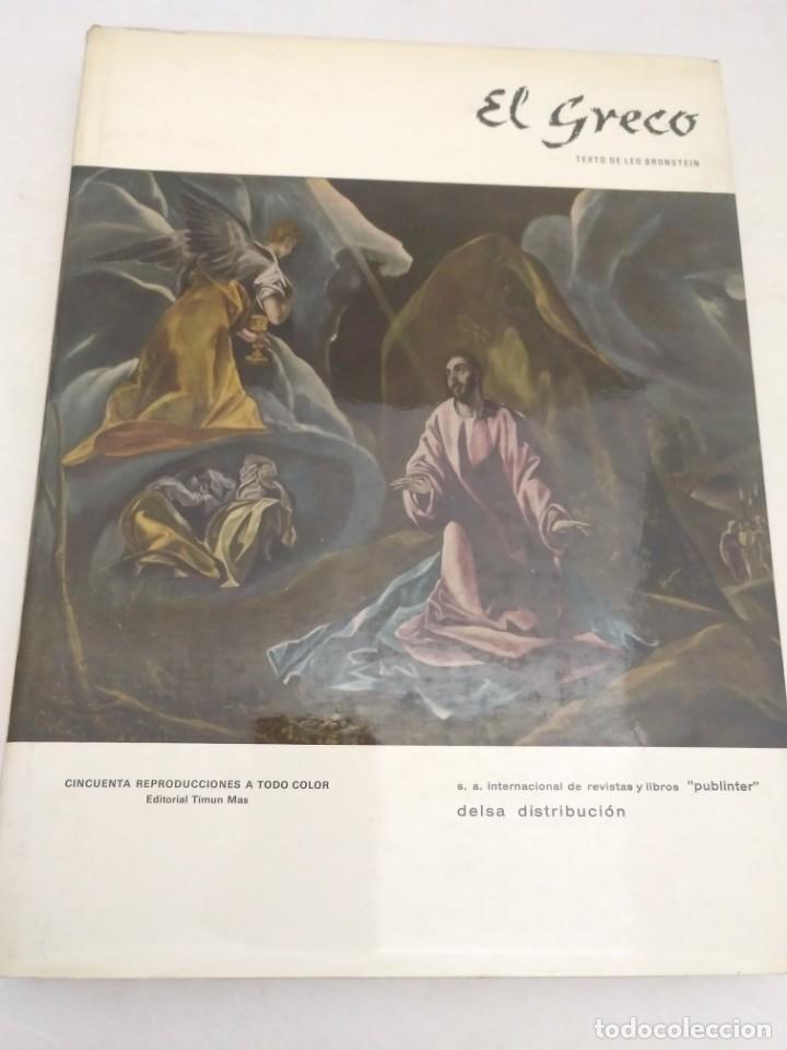 Libros de segunda mano: EL GRECO, Texto de Leo Bronstein - Foto 1