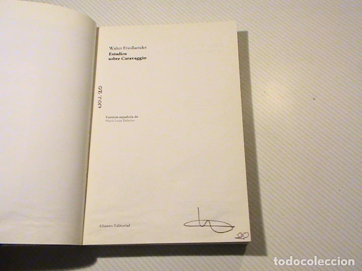 Libros de segunda mano: Estudios sobre Caravaggio (Walter Friedlaender) - Foto 3