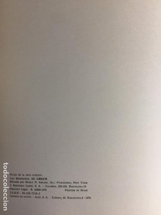 Libros de segunda mano: El Greco - Domenicos Theotocopoulos - Foto 4