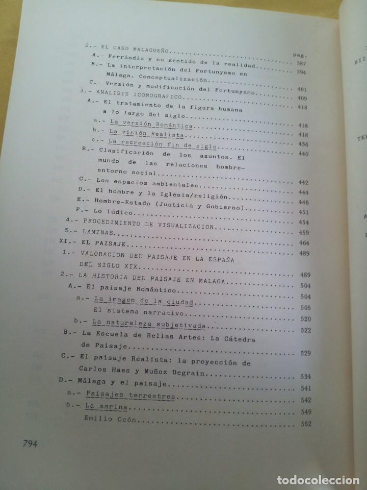 Libros de segunda mano: TERESA SAURET - EL SIGLO XIX EN LA PINTURA MALAGUEÑA - UNIVERSIDAD DE MALAGA 1987 - Foto 7 - 220854468