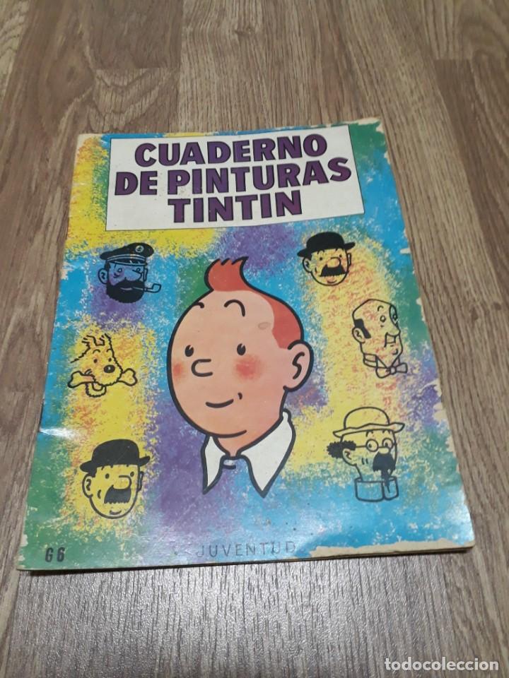 Libros de segunda mano: Cuaderno de pinturas Tintin año 1967 - Foto 1 - 222436167