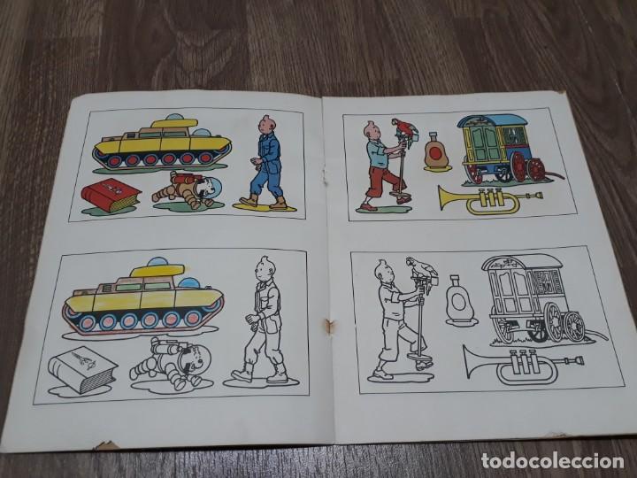 Libros de segunda mano: Cuaderno de pinturas Tintin año 1967 - Foto 3 - 222436167