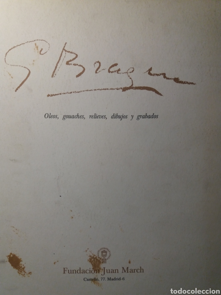 Libros de segunda mano: Cat&aacute;logo Georges Braque 1979 - Foto 2