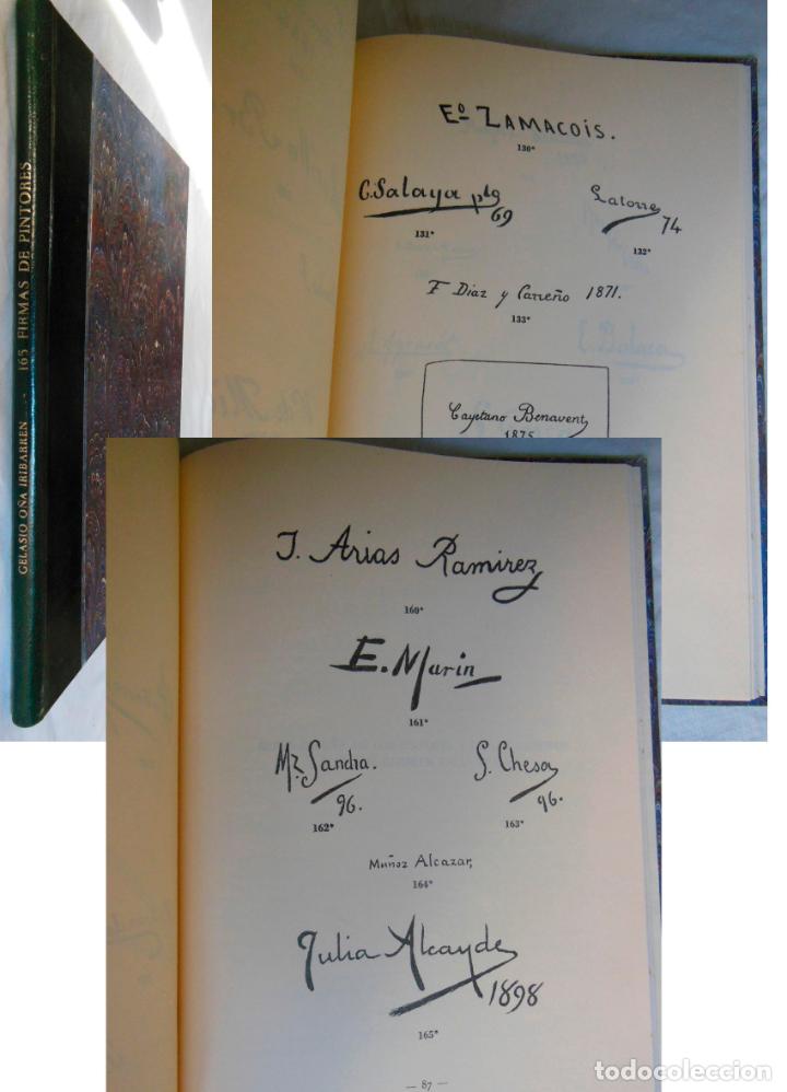 Libros de segunda mano: 165 PINTORES. GELASIO O&Ntilde;A IRIBARREN. 1944