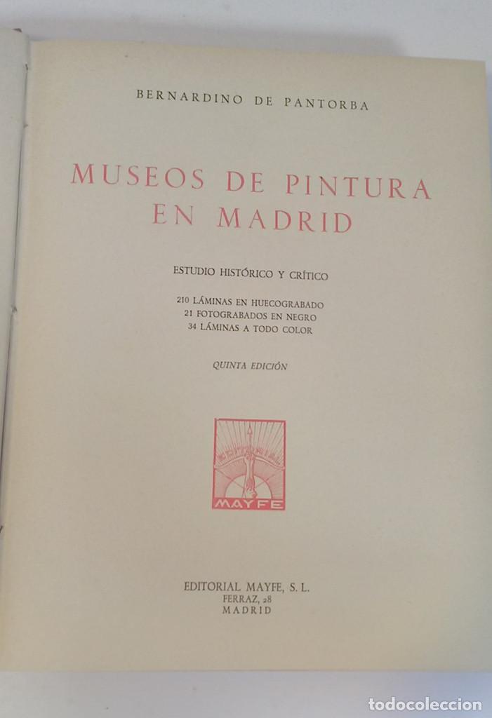 Libros de segunda mano: Museos de pintura en Madrid. Quinta edici&oacute;n - Foto 4