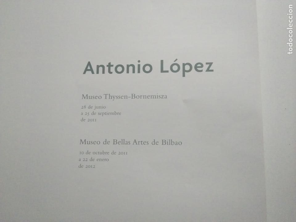 Libros de segunda mano: CATALOGO ANTONIO L&Oacute;PEZ MUSEO THYSSEN - Foto 2