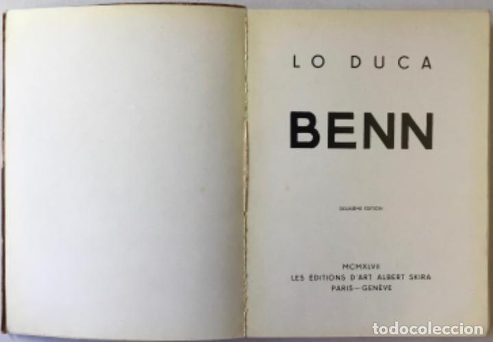 Libros de segunda mano: BENN. - LO DUCA. DEDICADO. - Foto 3