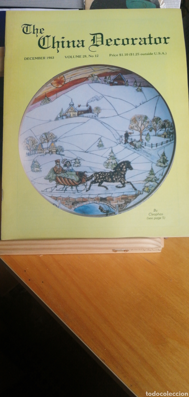 Libros de segunda mano: The China Decorator DeC1984 (Volume 28,No 12) D.& B.Burbank.Motivos florales flores platos pintados