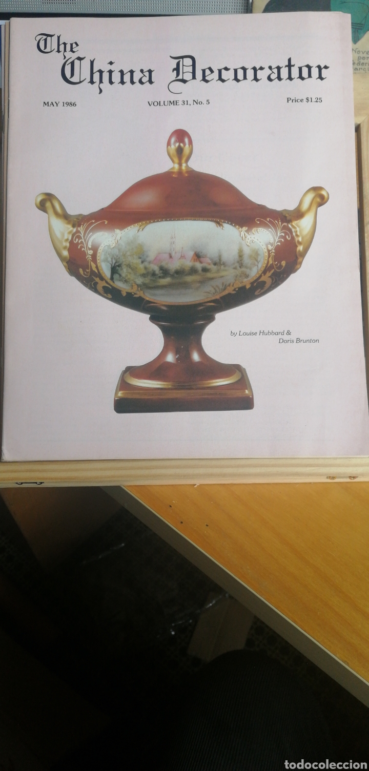 Libros de segunda mano: The China Decorator Dec1986 (Volume 31,No5)D.& B.Burbank.Motivos florales flores platos pintados