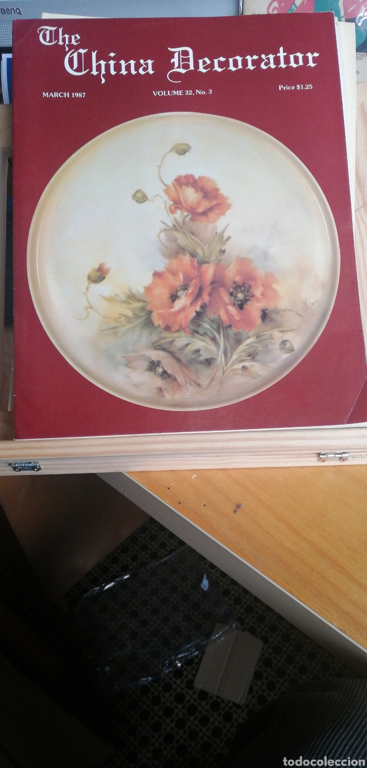Libros de segunda mano: The China Decorator March1987 (Volume 32,No3) D.& B.Burbank.Motivos florales flores platos pintados