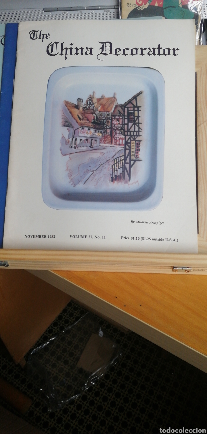 Libros de segunda mano: The China Decorator nov1982 Vol 11 D.& B.Burbank.Motivos florales flores porcelana platos pintados
