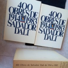 Libros de segunda mano: 400 OBRES DE SALVADOR DALI DE 1914 A 1983. GENERALITAT DE CATALUNYA, MINISTERIO DE CULTURA. Lote 252952755