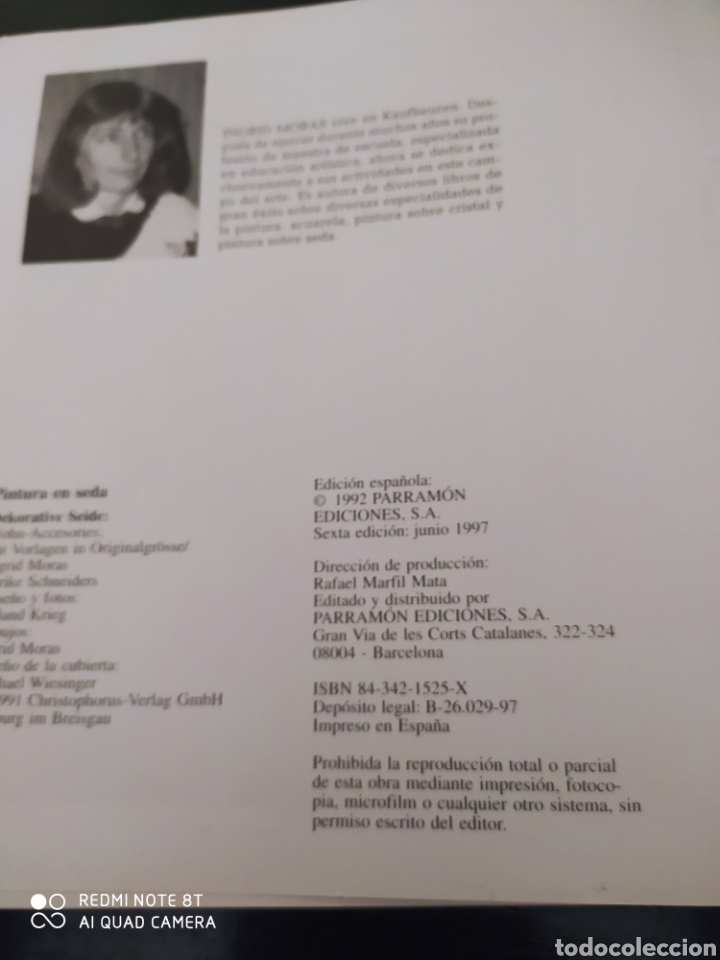 Libros de segunda mano: Pintura en seda Ingrid moras - Foto 2