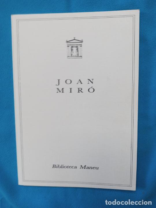 Libros de segunda mano: Joan Mir&oacute; - Biblioteca Maneu - Foto 1