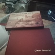 Libros de segunda mano: ESTRADA VILARRASA - GIRONA, IMMORTAL - FIRMADO - JOSEP MARIA GIRONELLA - AUSA 1986 - CON ESTUCHE. Lote 270362348