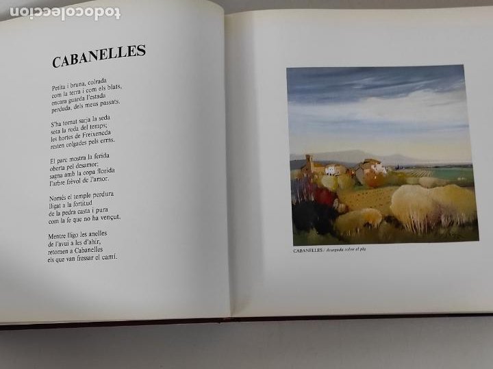 Libros de segunda mano: Els Pobles de l´Emporda - Montserrat Vayreda (Poemes), Lluís Roure (Pintures) - 1985 - Foto 5 - 270676138