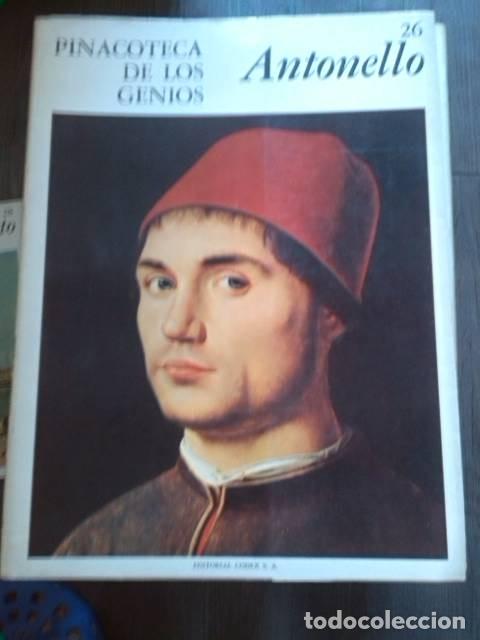 Libros de segunda mano: Antonello. Pinacoteca de los genios 26. Editorial Codex. 1964. - Foto 1