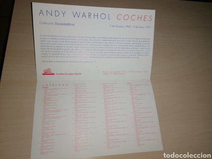 Libros de segunda mano: ANDY WARHOL COCHES - Foto 3