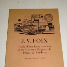 Libros de segunda mano: VANGUARDIAS - REVISTA DAU AL SET (ORIGINAL) BARCELONA 1951 DIBUIXOS D'ANTONI TÀPIES - FIRMA J V FOIX. Lote 280655713