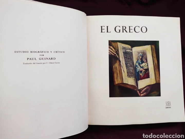 Libros de segunda mano: El Greco. Libro ilustrado ediciones Skira. 1955 - Foto 1
