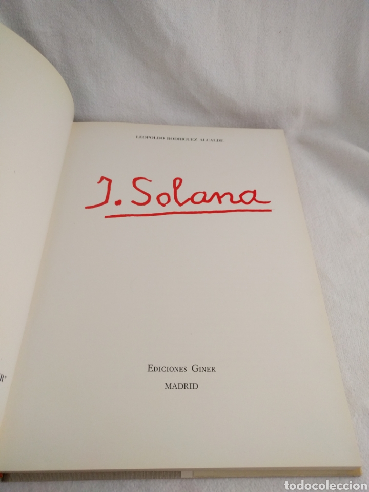 Libros de segunda mano: Solana. Leopoldo Rodr&iacute;guez Alcalde. - Foto 2