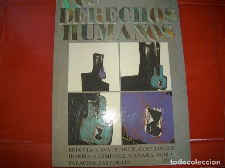 Libros de segunda mano: Los derechos humanos. Ikusager Ediciones, 1985. - Foto 1
