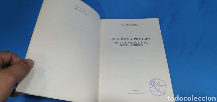 Libros de segunda mano: PATRONOS Y PINTORES , FRANCIS HASKELL , CATEDRA - Foto 3
