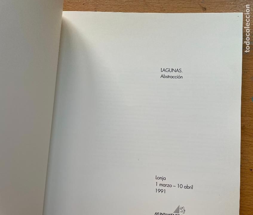 Libros de segunda mano: LAGUNAS ABSTRACCION, Catalogo - Foto 3