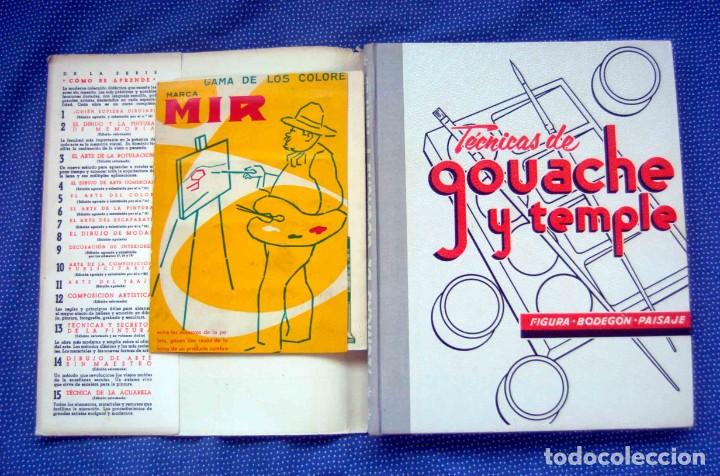 Libros de segunda mano: TECNICAS DE GOUACHE Y TEMPLE. FIGURA. BODEGON. PAISAJE MINIATURA. PERGAMINOS. L. ISABOI