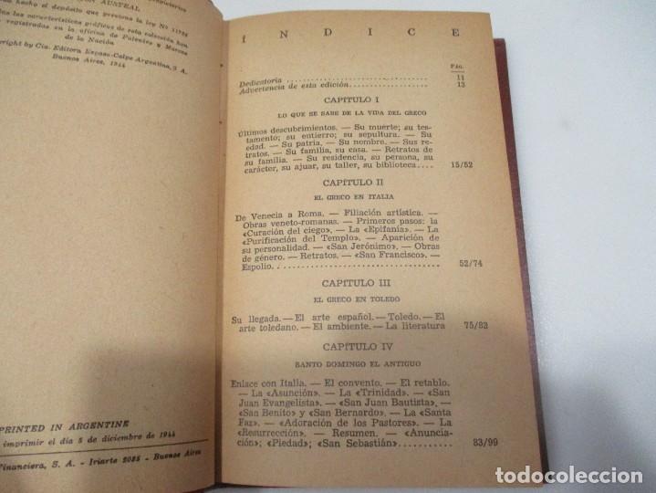 Libros de segunda mano: MANUEL B. COSS&Iacute;O El Greco W9895 - Foto 3