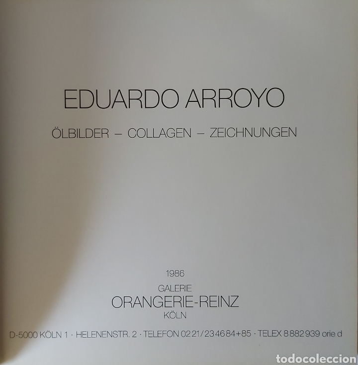 Libros de segunda mano: Eduardo Arroyo - Foto 3