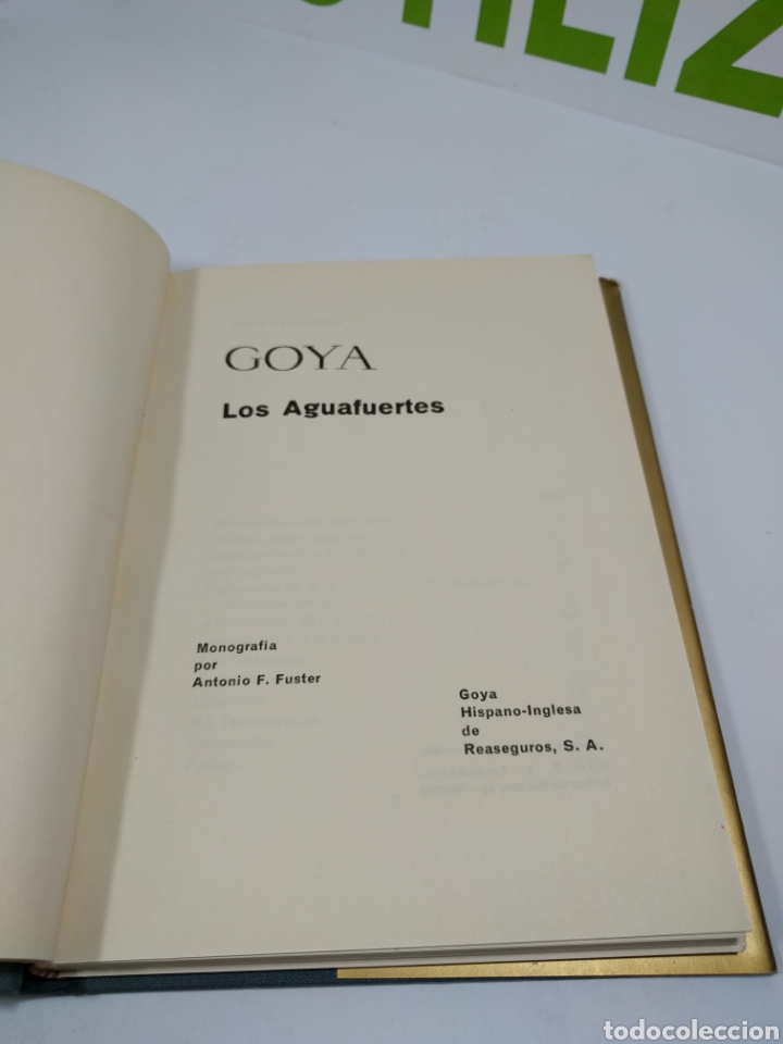 Libros de segunda mano: Goya. Los aguafuertes. - Foto 2