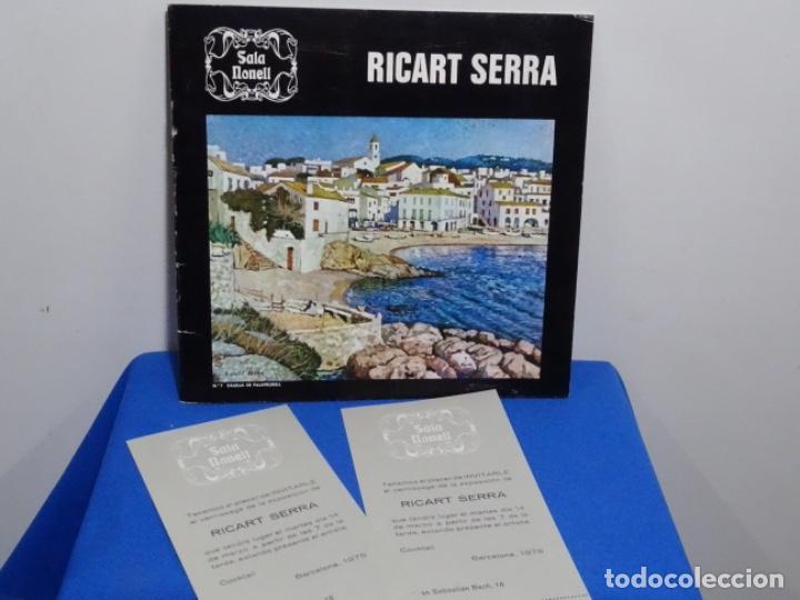 Gebrauchte B&uuml;cher: CAT&Aacute;LOGO DE MANUEL RICART SERRA CON 2 INVITACIONES 1978. 12 ILUSTRACIONES.