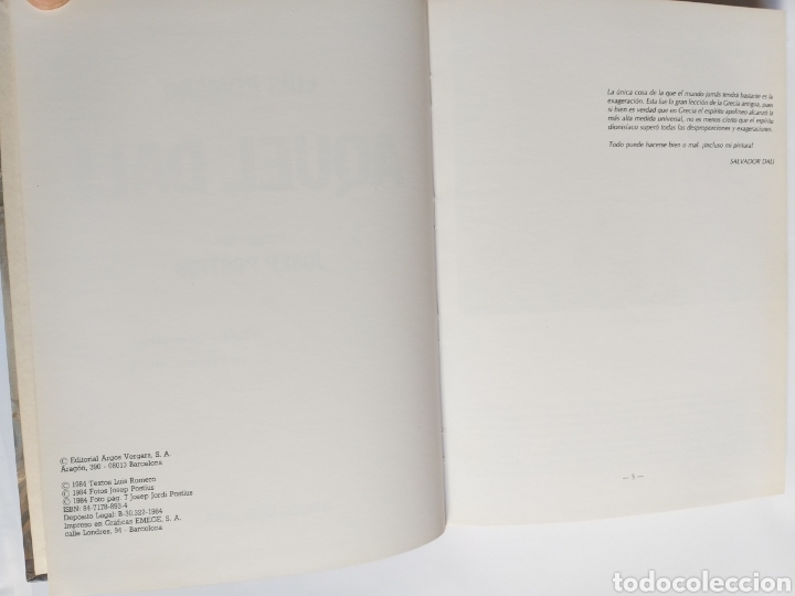 Libros de segunda mano: Aquel Dal&iacute; Josep postius Luis Romero . ... - Foto 6