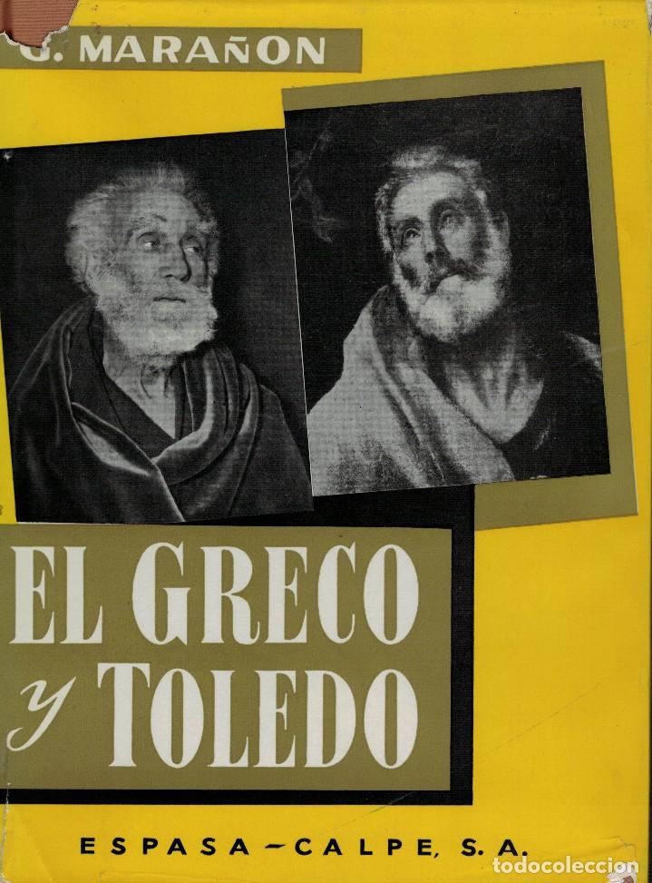 Libros de segunda mano: Gregorio Mara&ntilde;&oacute;n, El Greco y Toledo - Foto 1