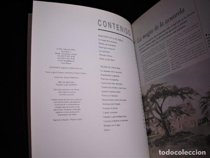 Libros de segunda mano: TECNICAS CREATIVAS. ACUARELA - Foto 3