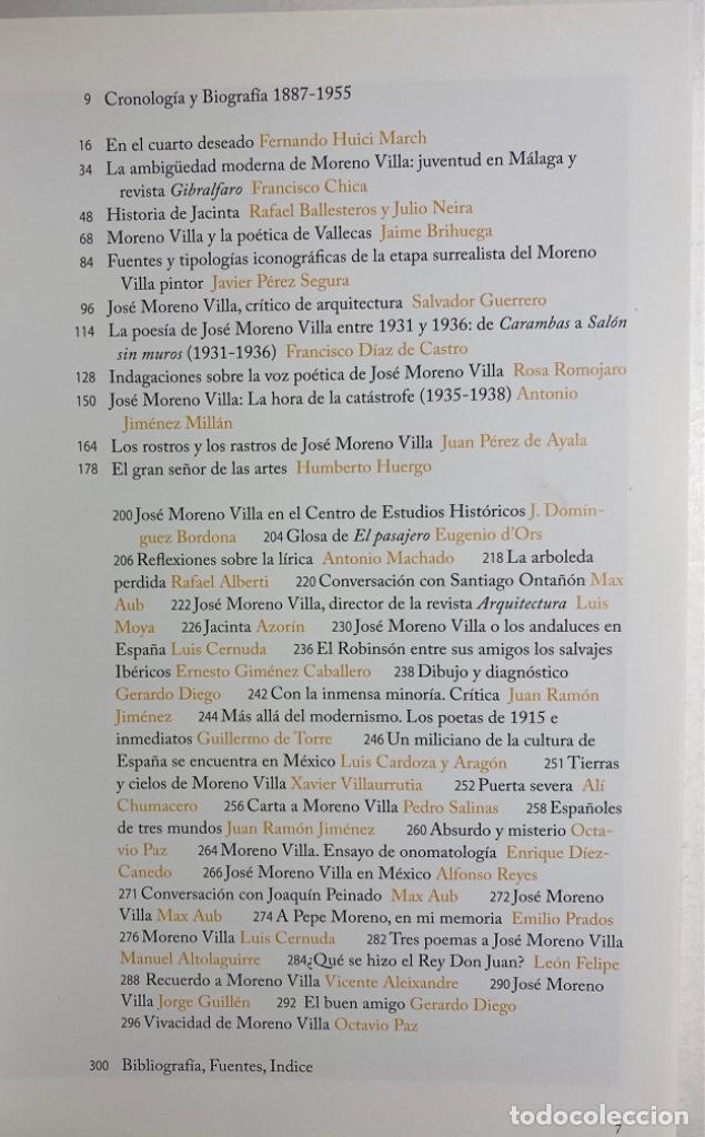 Libros de segunda mano: José Moreno Villa. Un Yo cercado de Infinito - Foto 2 - 304329403