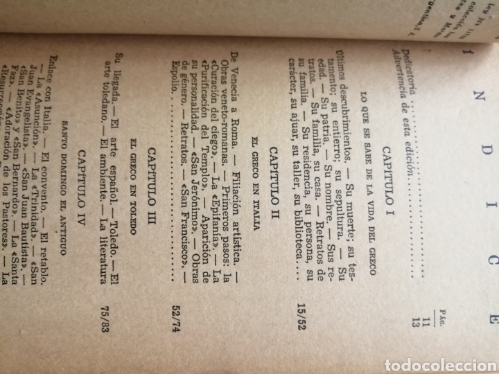 Libros de segunda mano: El Greco. Manuel B. Cossio. Primera Edici&oacute;n 1944. - Foto 4