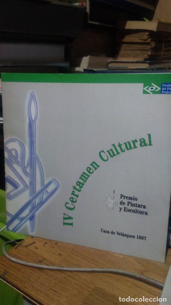 Libros de segunda mano: IV CERTAMEN CULTURAL, PREMIO DE PINTURA Y ESCULTURA, CASA VEL&Aacute;ZQUEZ 1997