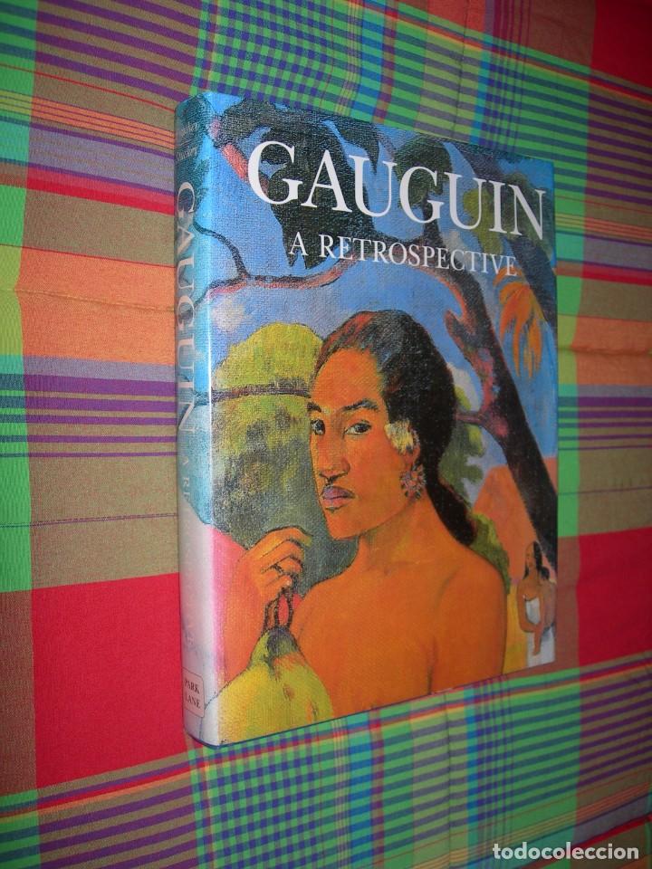 Libros de segunda mano: GAUGUIN / A RETROPECTIVE / INGL&Eacute;S / PINTURA - Foto 1