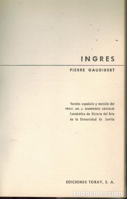 Libros de segunda mano: INGRES - Foto 1