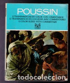 Libros de segunda mano: Poussin. 12 transparencias en color co comentarios. - Foto 1