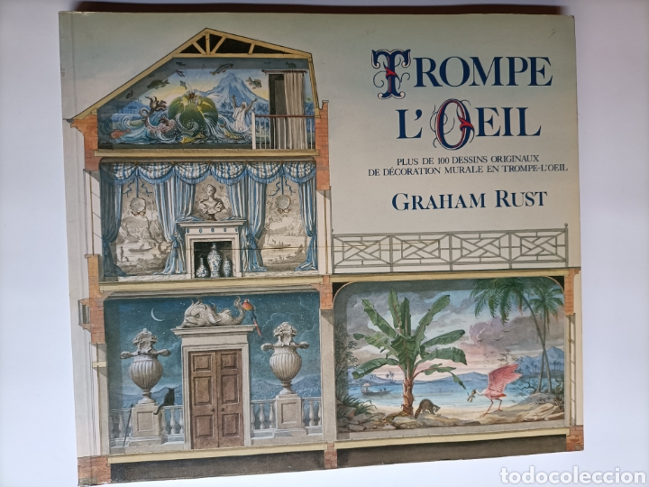 Libros de segunda mano: Plus de Dessins original de decoraci&oacute;n murale en Trompe L'oeil Graham Rust Decoraci&oacute;n mural