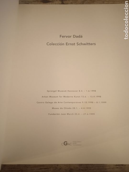 Libros de segunda mano: Fervor Dad&aacute;. Colecci&oacute;n Ernest Schwitters. ARTE. - Foto 3