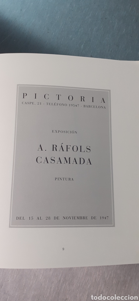 Libros de segunda mano: Libreto Rafols-Casamada - Foto 3