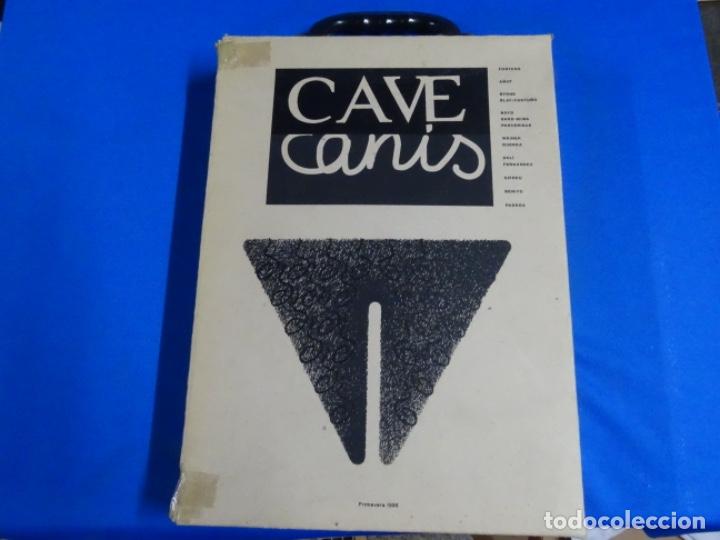 Libros de segunda mano: CARPETA CAVE CANIS 3. PRIMAVERA 1996. FONTANA, DALI, DAVID BYRNE, WILLIAM BOYD, ETC.