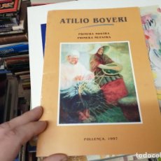 Libros de segunda mano: ATILIO BOVERI. PRIMERA MUESTRA - PRIMERA MOSTRA. POLLENÇA 1997 . PINTURA. MALLORCA. Lote 338232378