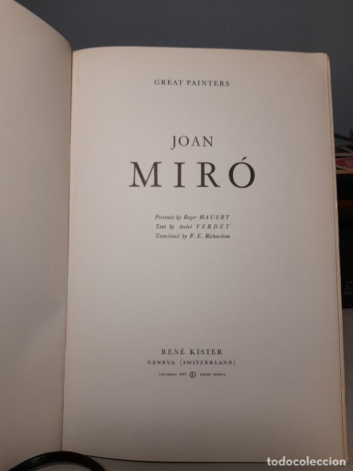 Libros de segunda mano: JOAN MIRO ( LIBRO EN INGLES EDITADO EN 1957 ) - Foto 2