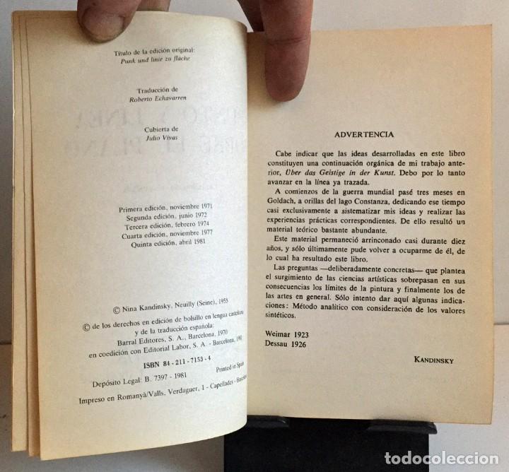 Libros de segunda mano: PUNTO Y LINEA SOBRE EL PLANO. Kandinsky - Foto 5